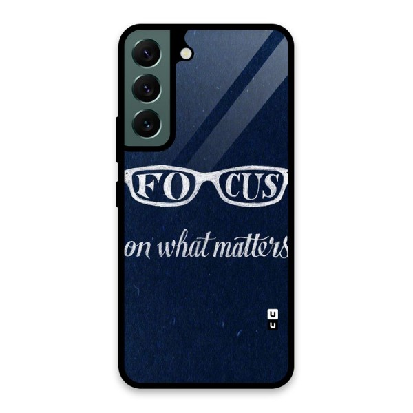 Focus Matters Glass Back Case for Galaxy S22 5G