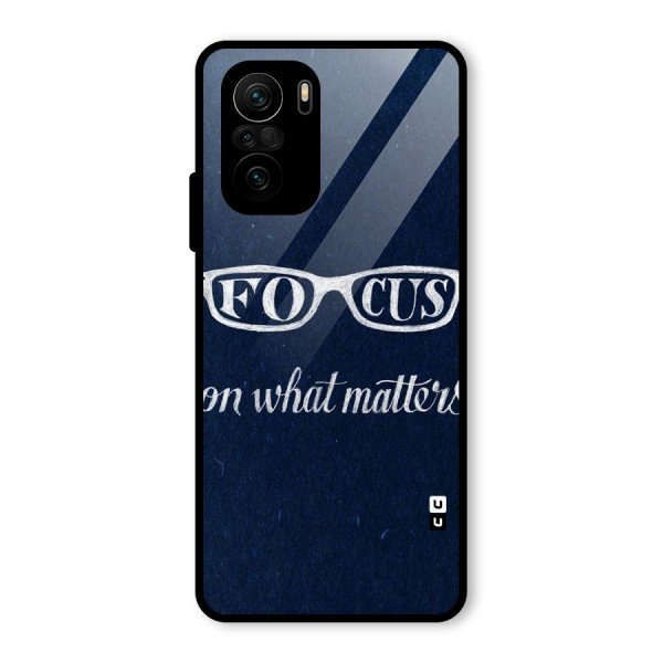 Focus Matters Glass Back Case for Mi 11x