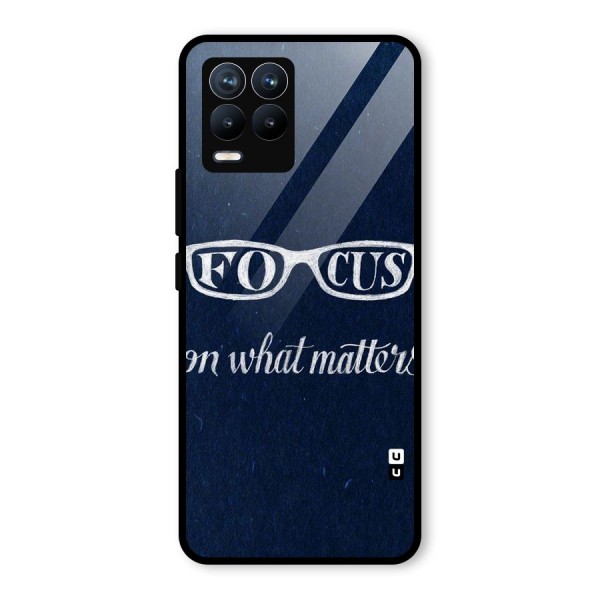 Focus Matters Glass Back Case for Realme 8 Pro