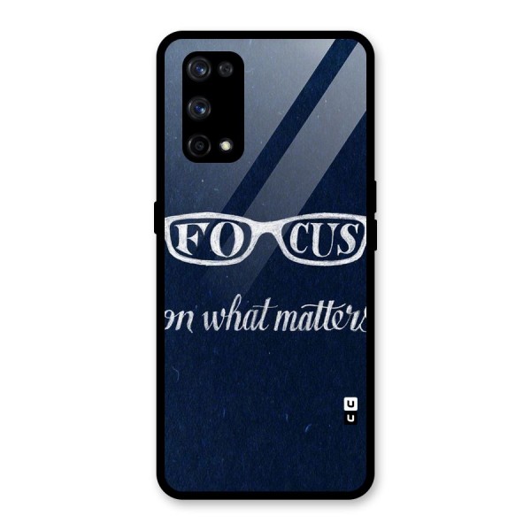 Focus Matters Glass Back Case for Realme X7 Pro