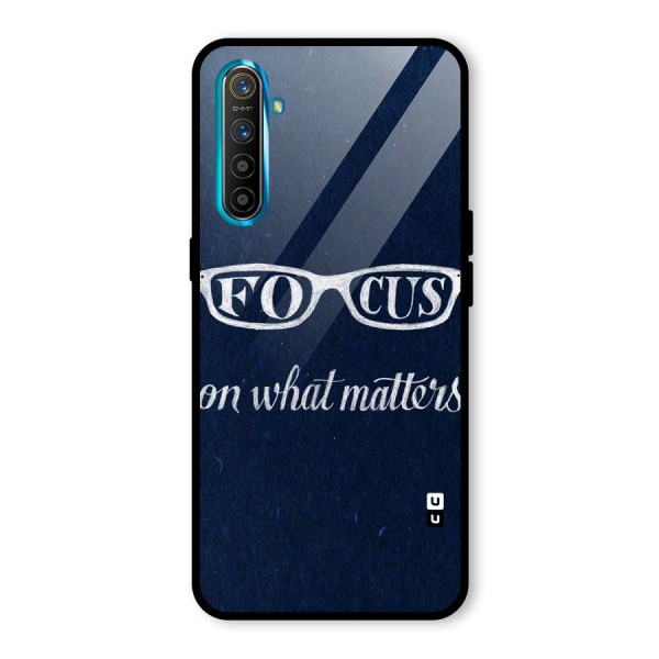 Focus Matters Glass Back Case for Realme XT