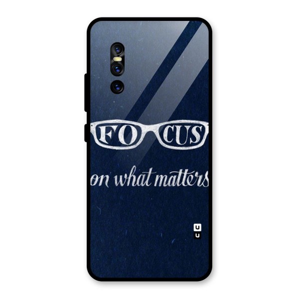 Focus Matters Glass Back Case for Vivo V15 Pro