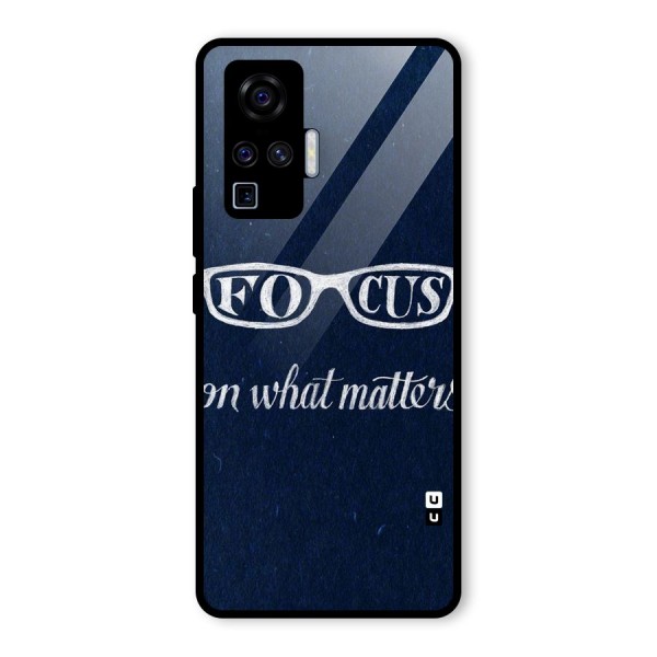 Focus Matters Glass Back Case for Vivo X50 Pro