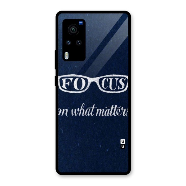 Focus Matters Glass Back Case for Vivo X60 Pro