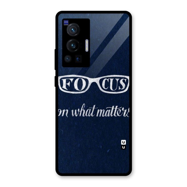 Focus Matters Glass Back Case for Vivo X70 Pro