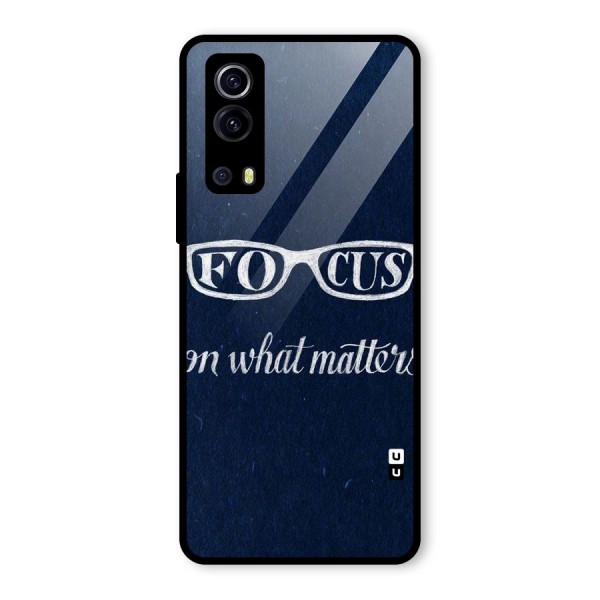 Focus Matters Glass Back Case for Vivo iQOO Z3