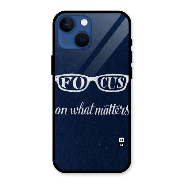 Focus Matters Glass Back Case for iPhone 13 Mini