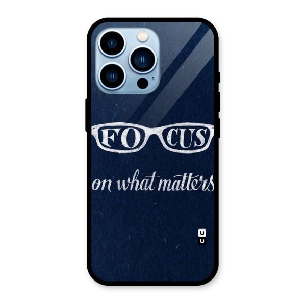 Focus Matters Glass Back Case for iPhone 13 Pro