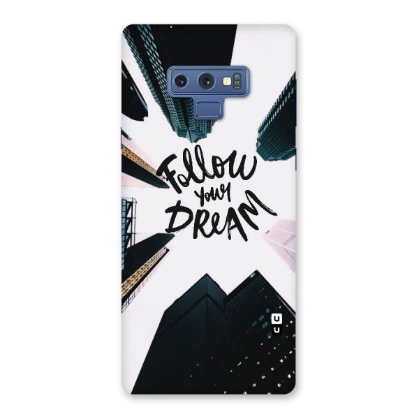 Follow Dream Back Case for Galaxy Note 9