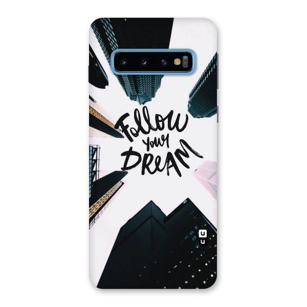 Follow Dream Back Case for Galaxy S10