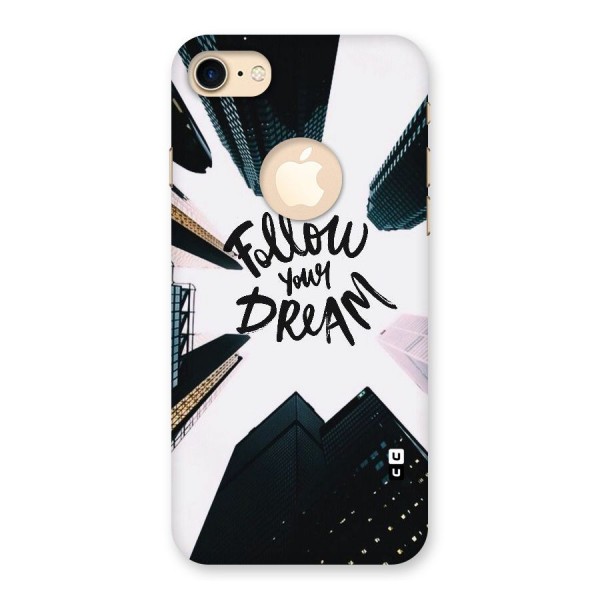 Follow Dream Back Case for iPhone 8 Logo Cut