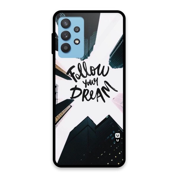 Follow Dream Glass Back Case for Galaxy M32 5G