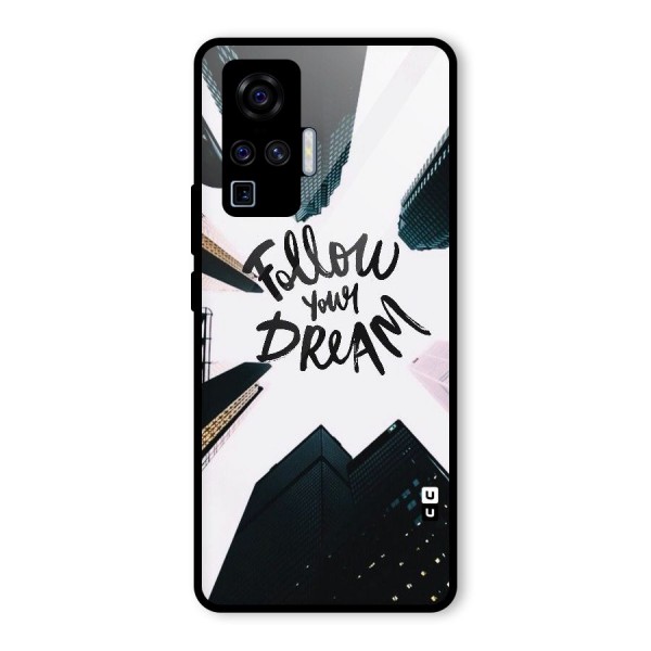 Follow Dream Glass Back Case for Vivo X50 Pro