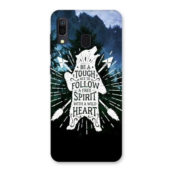 Follow Spirit Heart Back Case for Galaxy A20