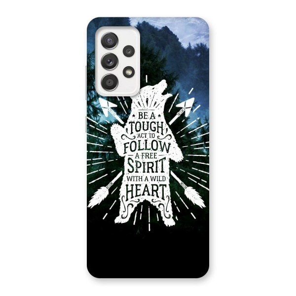 Follow Spirit Heart Back Case for Galaxy A52