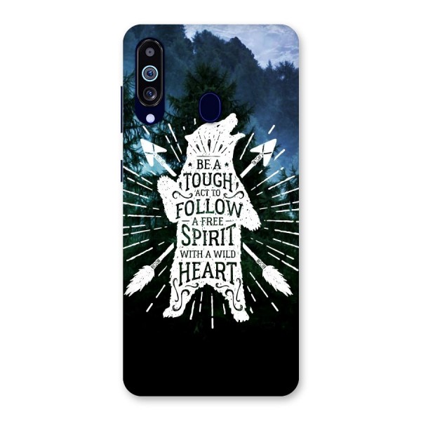 Follow Spirit Heart Back Case for Galaxy A60