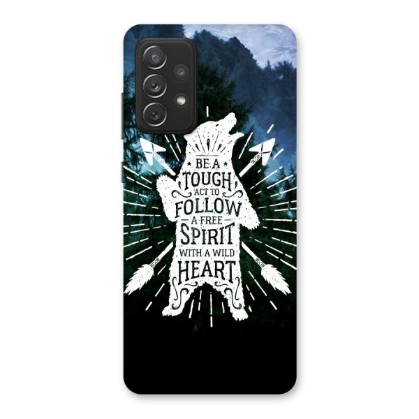 Follow Spirit Heart Back Case for Galaxy A72