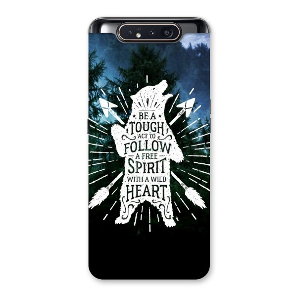 Follow Spirit Heart Back Case for Galaxy A80