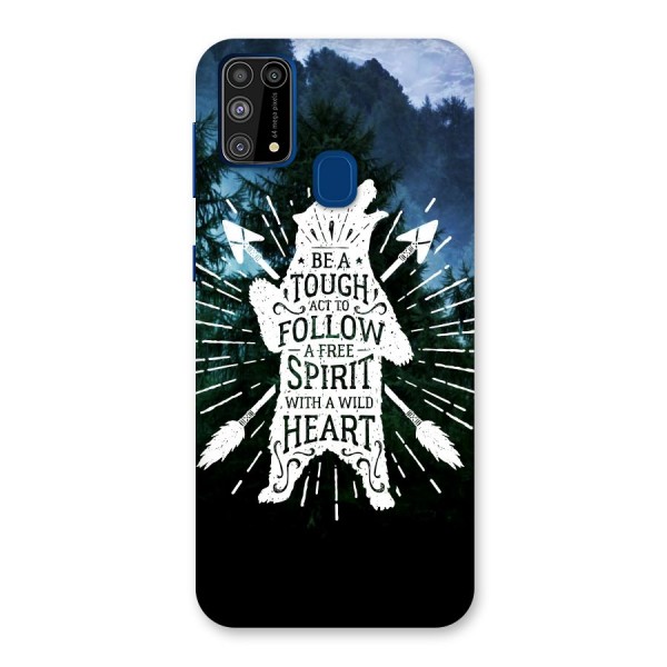 Follow Spirit Heart Back Case for Galaxy F41