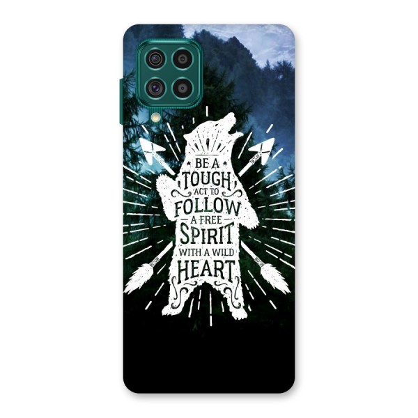 Follow Spirit Heart Back Case for Galaxy F62