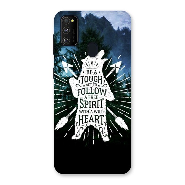 Follow Spirit Heart Back Case for Galaxy M21