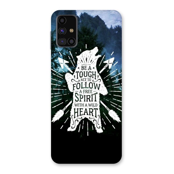 Follow Spirit Heart Back Case for Galaxy M31s