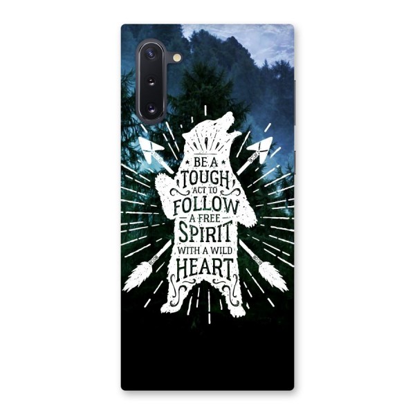 Follow Spirit Heart Back Case for Galaxy Note 10