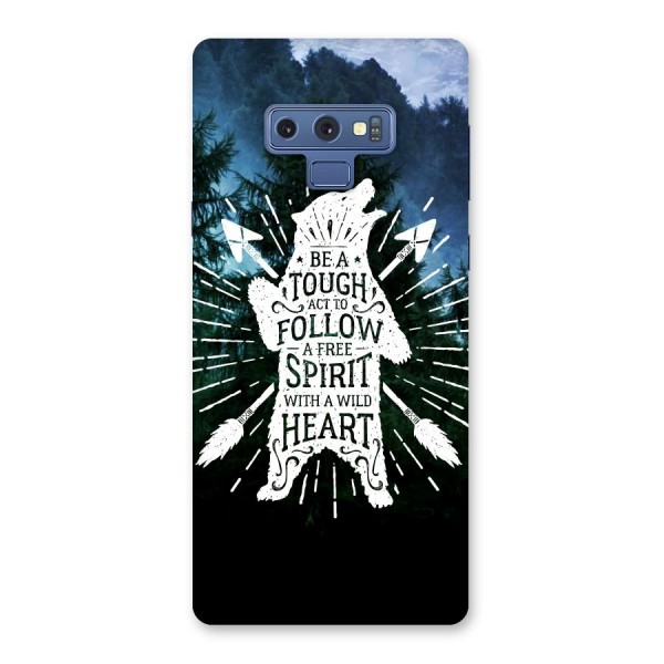 Follow Spirit Heart Back Case for Galaxy Note 9