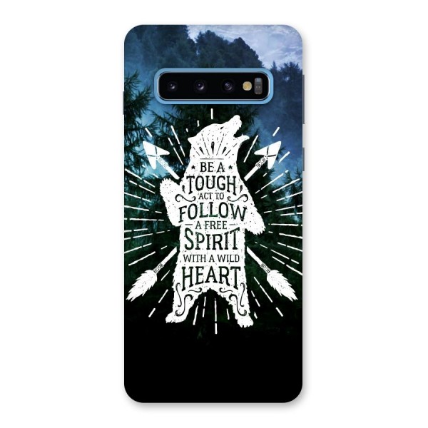 Follow Spirit Heart Back Case for Galaxy S10