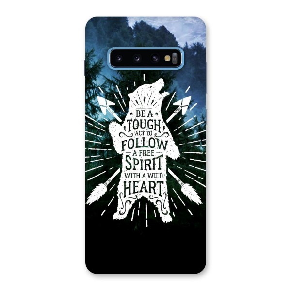 Follow Spirit Heart Back Case for Galaxy S10 Plus