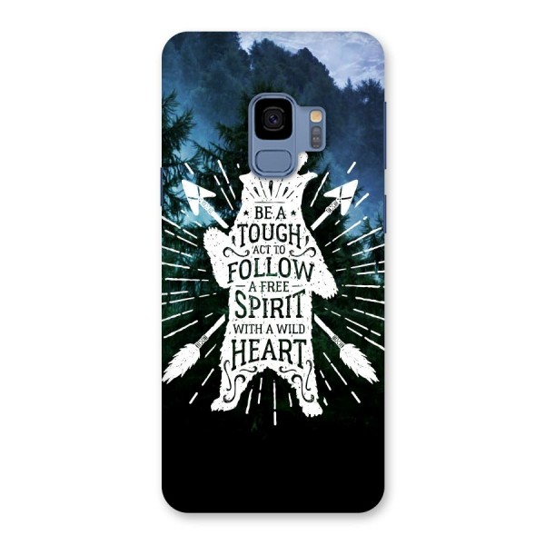 Follow Spirit Heart Back Case for Galaxy S9