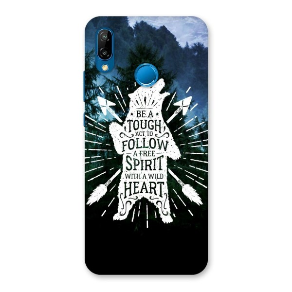 Follow Spirit Heart Back Case for Huawei P20 Lite