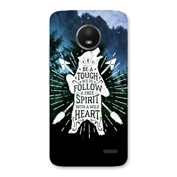 Follow Spirit Heart Back Case for Moto E4