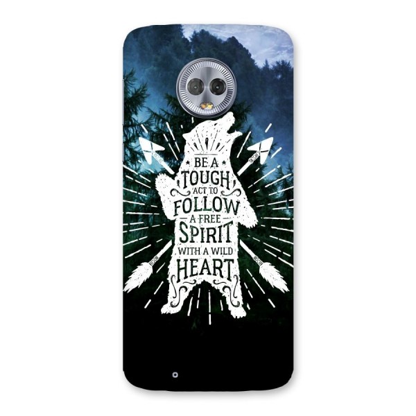 Follow Spirit Heart Back Case for Moto G6