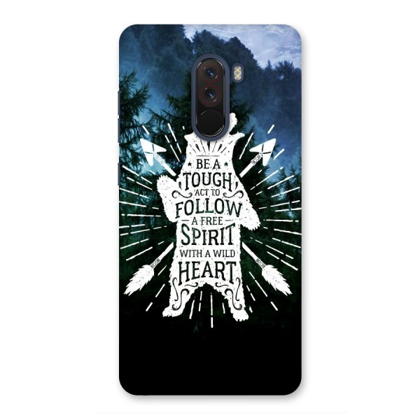 Follow Spirit Heart Back Case for Poco F1