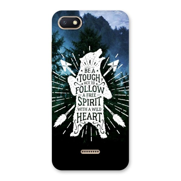 Follow Spirit Heart Back Case for Redmi 6A