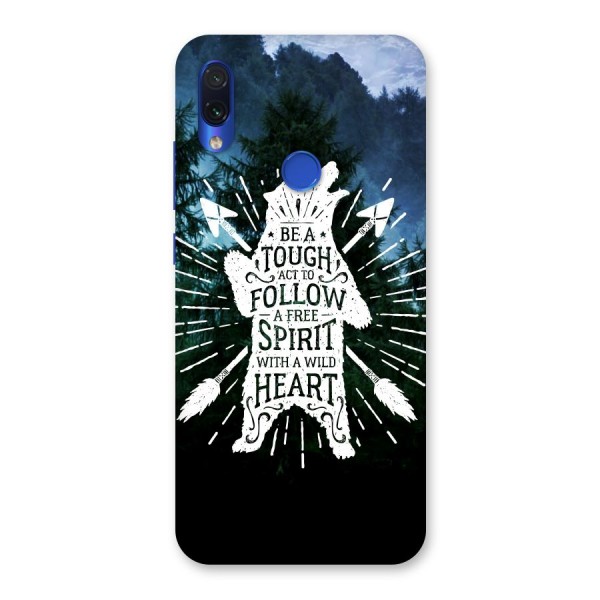 Follow Spirit Heart Back Case for Redmi Note 7