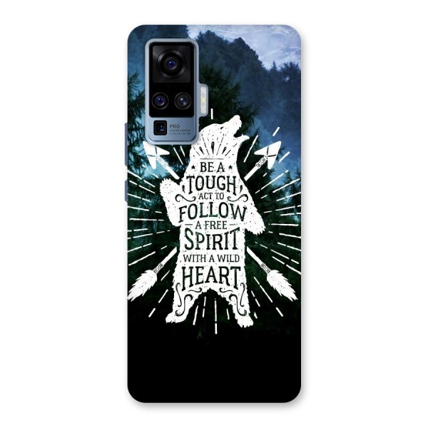 Follow Spirit Heart Back Case for Vivo X50 Pro