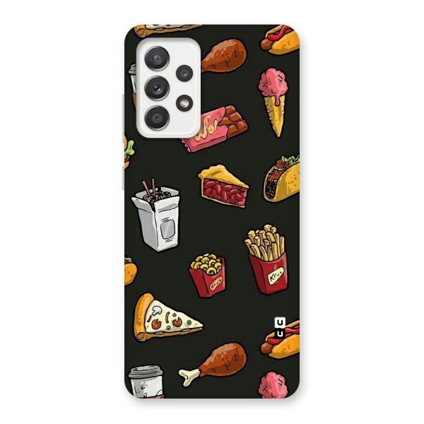 Foodie Pattern Back Case for Galaxy A52