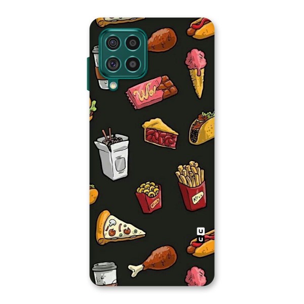 Foodie Pattern Back Case for Galaxy F62