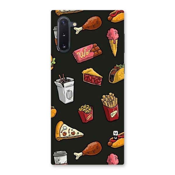 Foodie Pattern Back Case for Galaxy Note 10