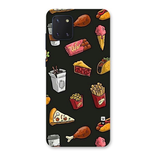 Foodie Pattern Back Case for Galaxy Note 10 Lite