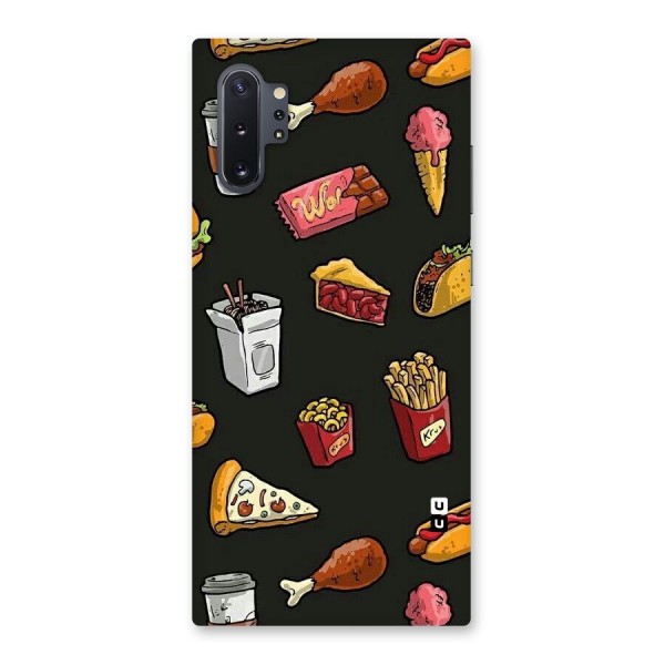 Foodie Pattern Back Case for Galaxy Note 10 Plus