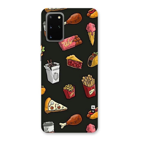 Foodie Pattern Back Case for Galaxy S20 Plus