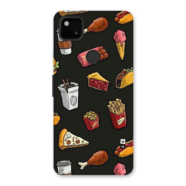 Foodie Pattern Back Case for Google Pixel 4a