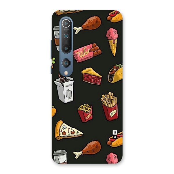 Foodie Pattern Back Case for Mi 10