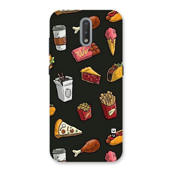 Foodie Pattern Back Case for Nokia 2.3