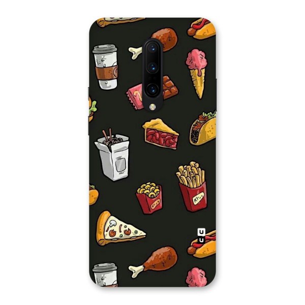 Foodie Pattern Back Case for OnePlus 7 Pro