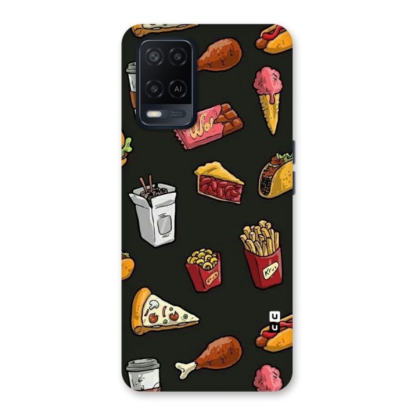 Foodie Pattern Back Case for Oppo A54