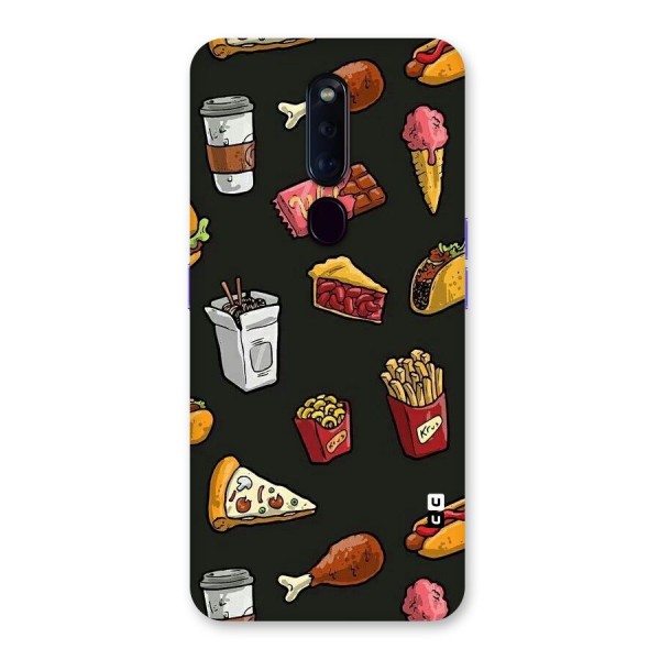 Foodie Pattern Back Case for Oppo F11 Pro